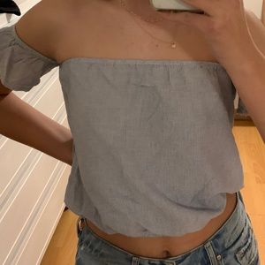 Brandy Melville striped crop top